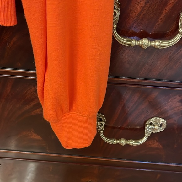 Anthropologie, large, “Auburn”orange, long sleeve top - Picture 4 of 10